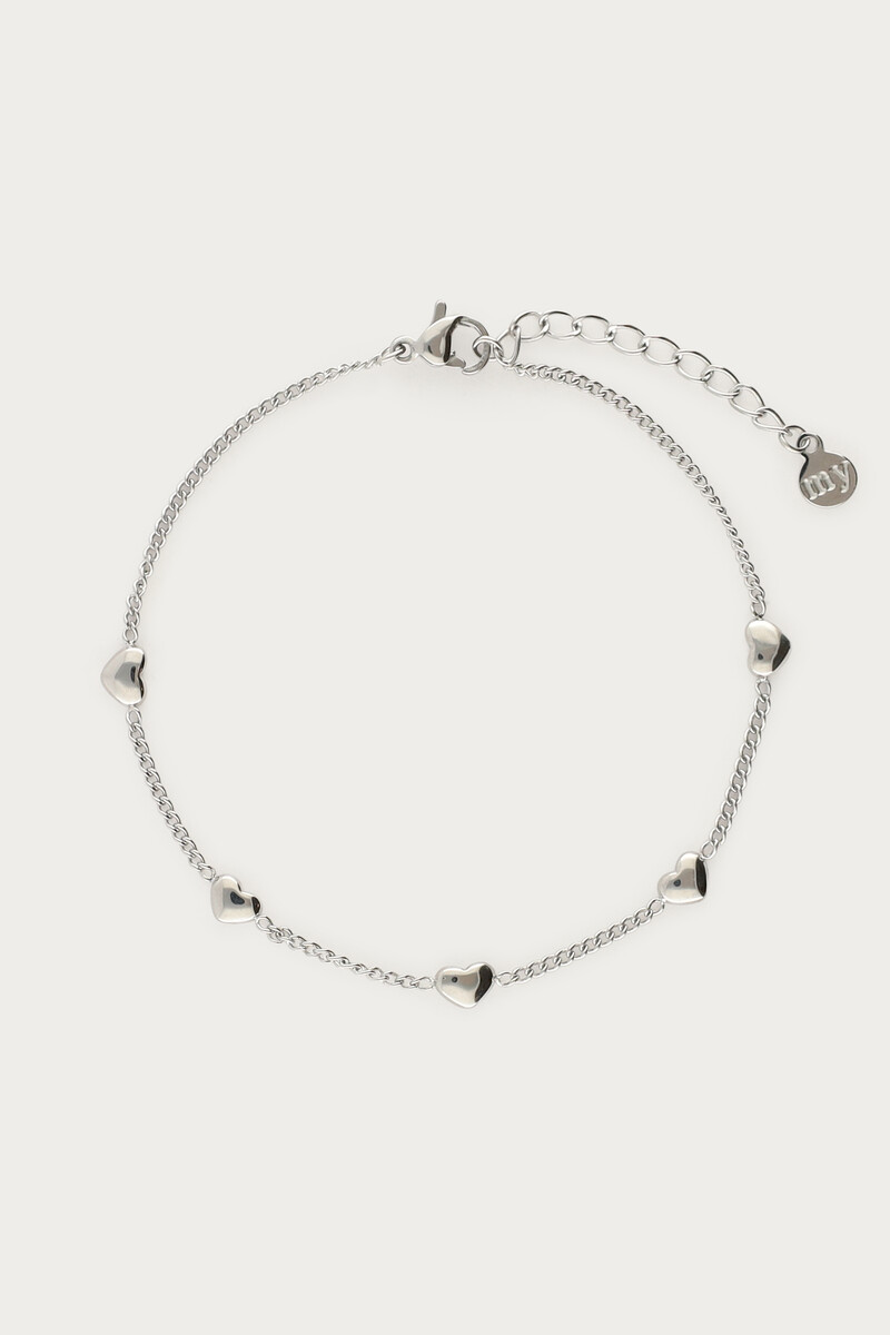 Bracelet with mini hearts