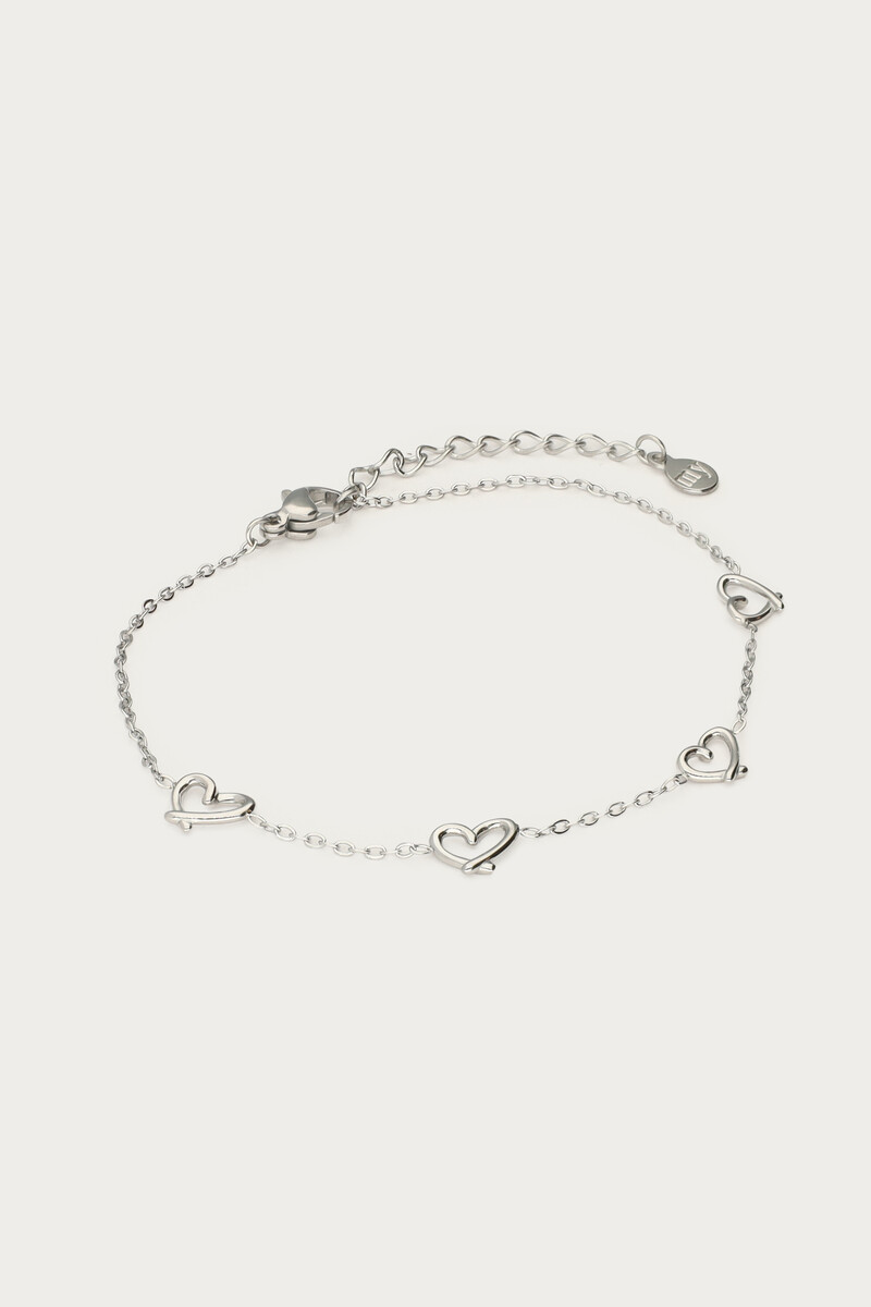 Bracelet with mini open hearts | My Jewellery