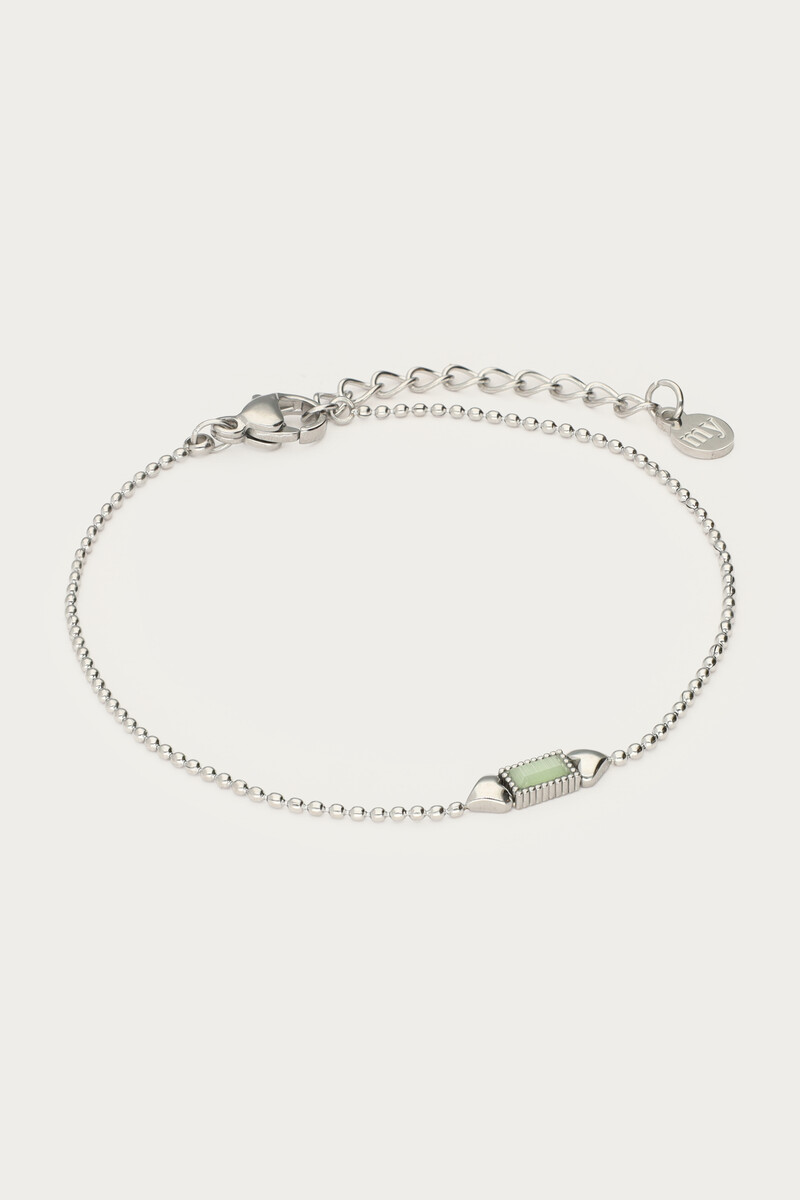 Bracelet with mint green stone | My Jewellery