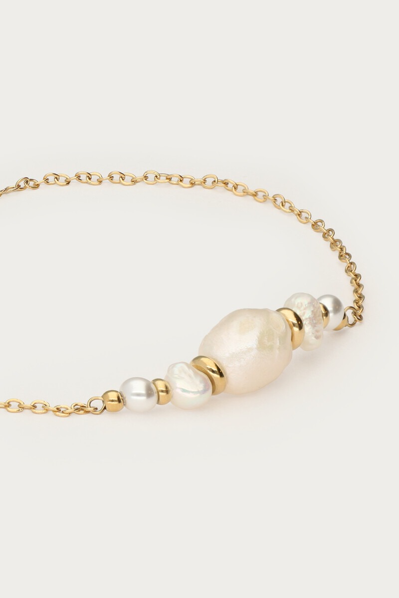 Bracelet with natural pearls and beads | My Jewellery