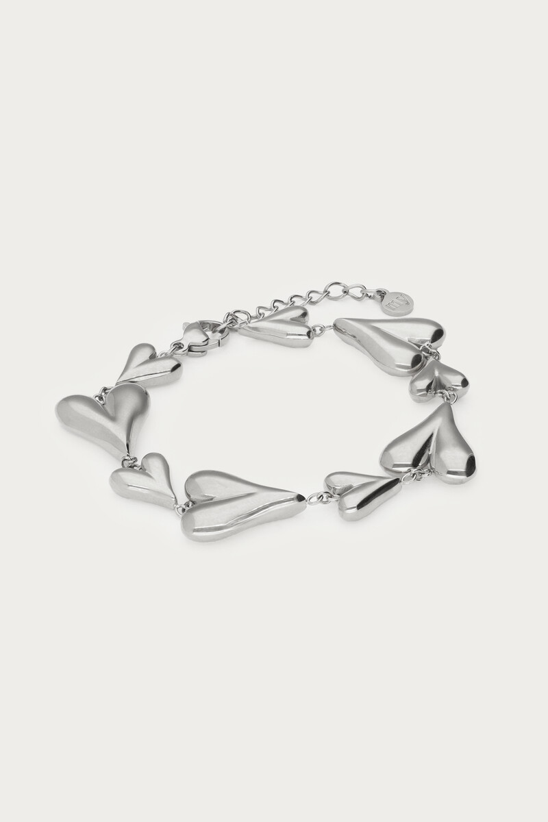 Bracelet with small and large hearts | My Jewellery