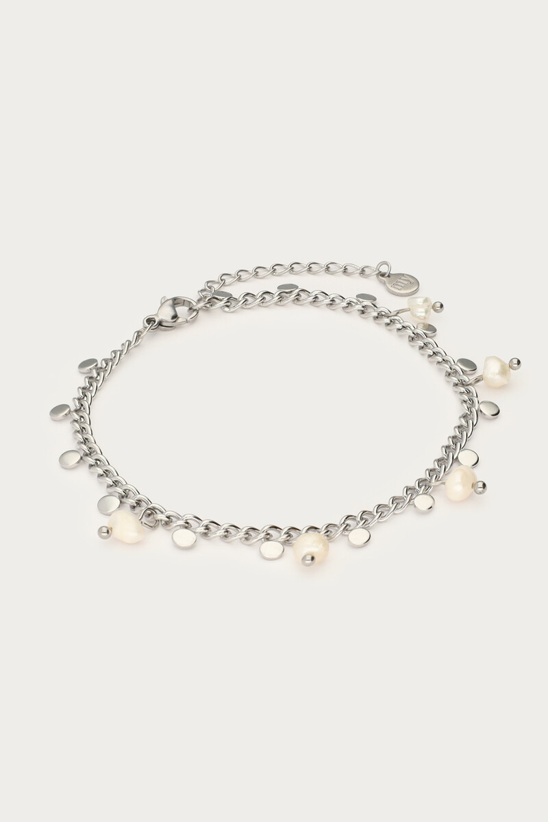 Bracelet with small coins & freshwater pearls | My Jewellery