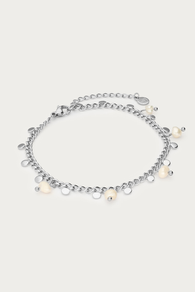 Bracelet with small coins & freshwater pearls | My Jewellery