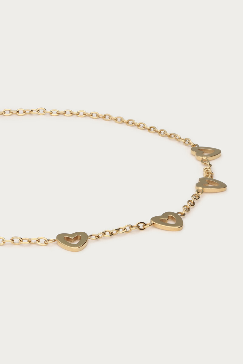 Bracelet with small hearts | My Jewellery