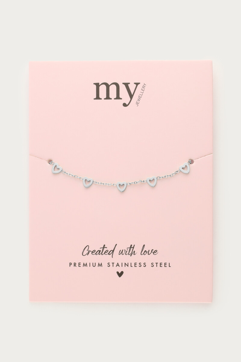 Bracelet with small hearts | My Jewellery