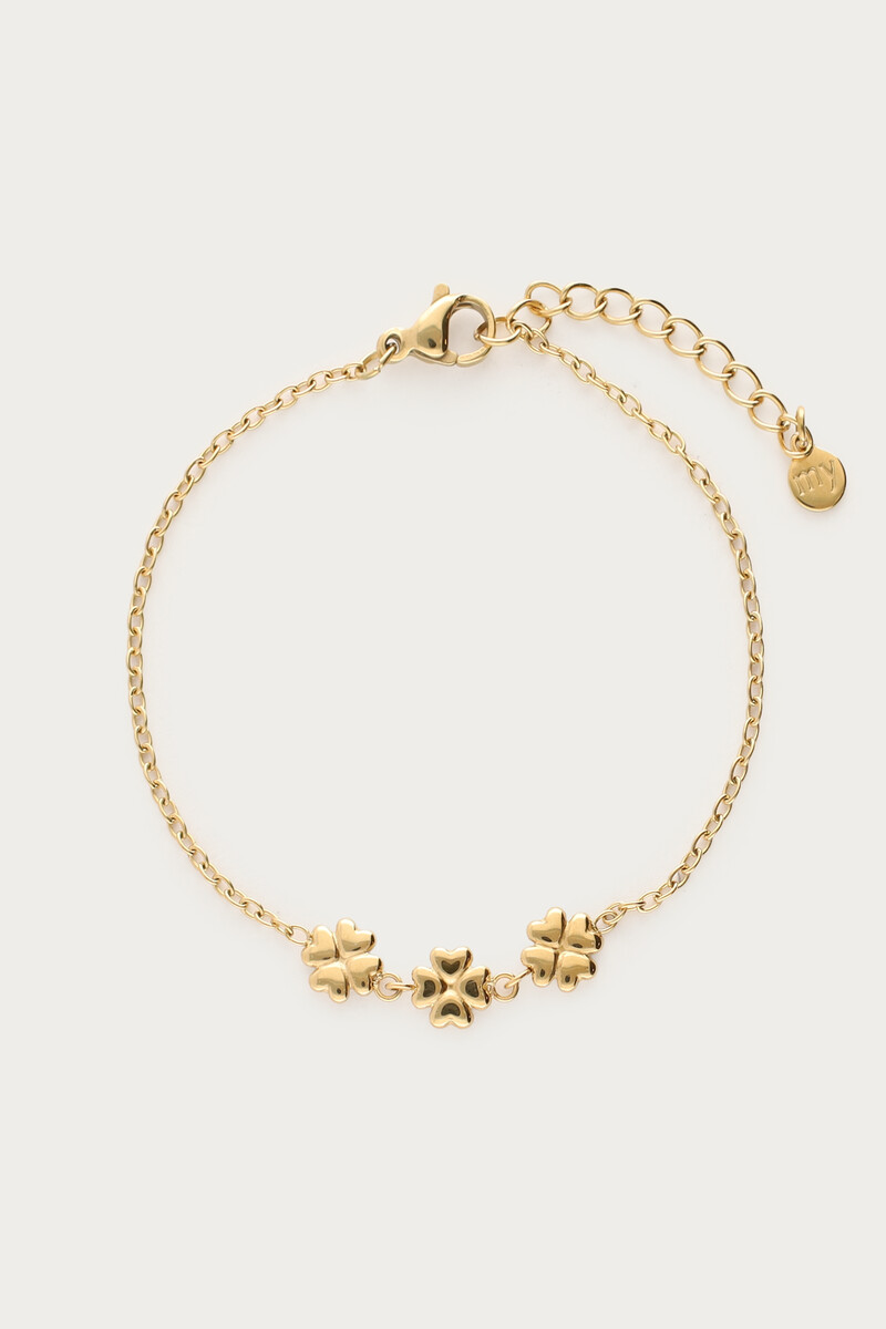 Bracelet with three clovers  | My Jewellery