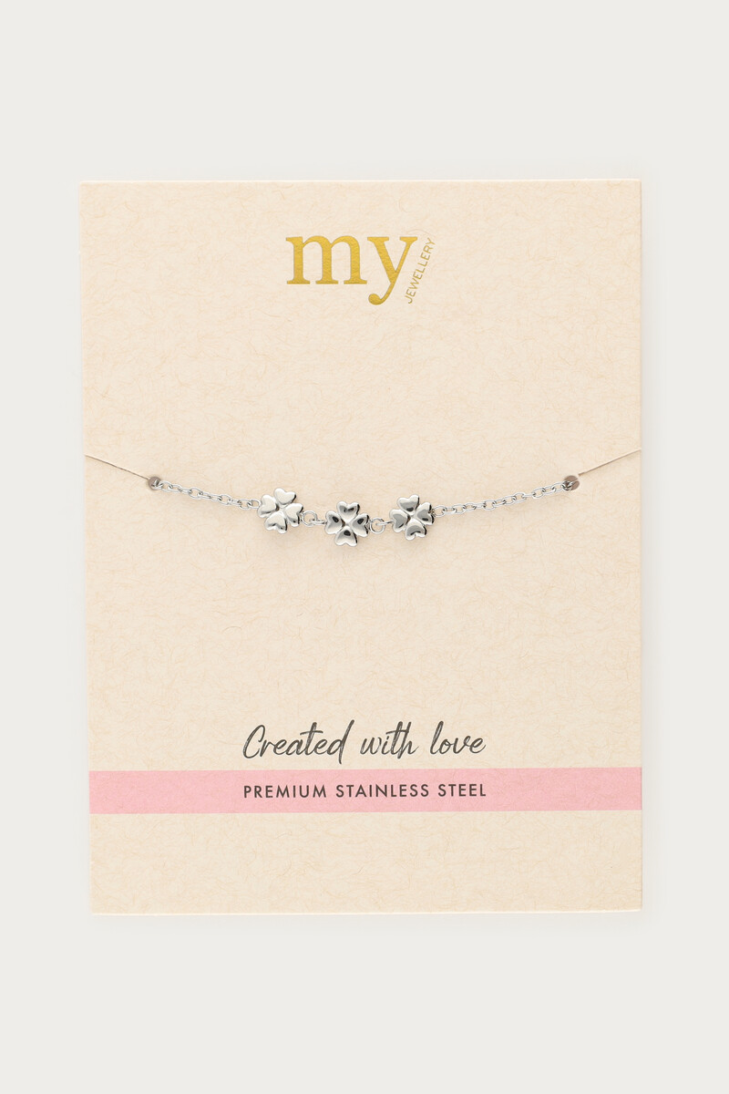 Bracelet with three clovers  | My Jewellery