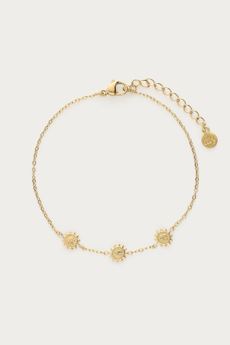Bracelet with three suns