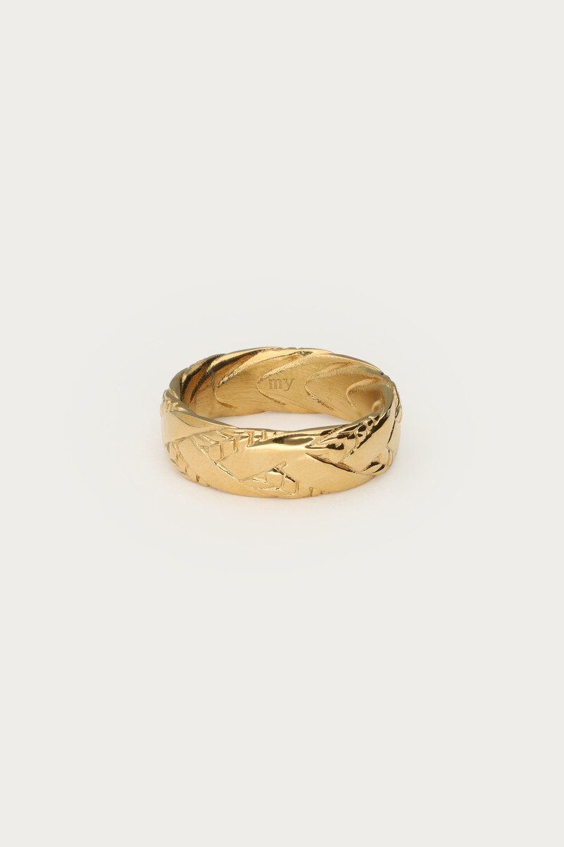 Bague tressée My Jewellery Argenté/Doré 18 femme