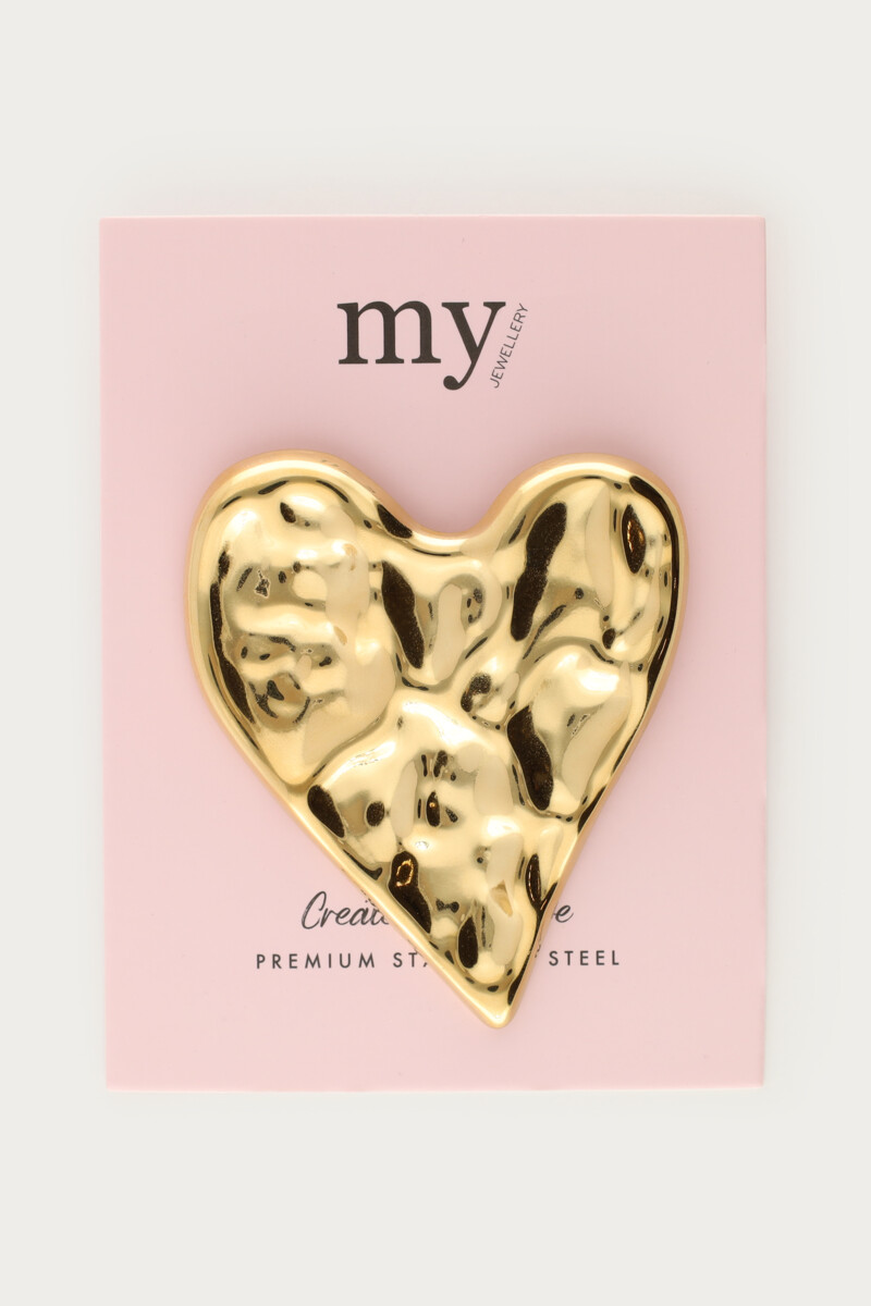 Brooch with large heart | My Jewellery