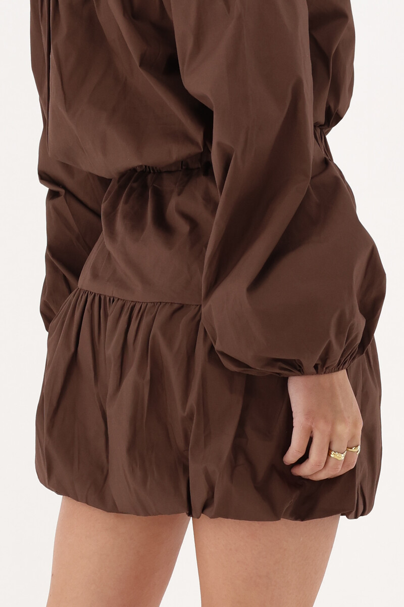 Brown balloon skirt mini | My Jewellery