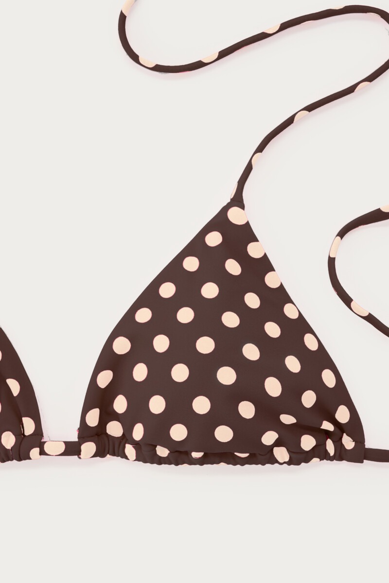 Brown bikini set with polka dot | My Jewellery