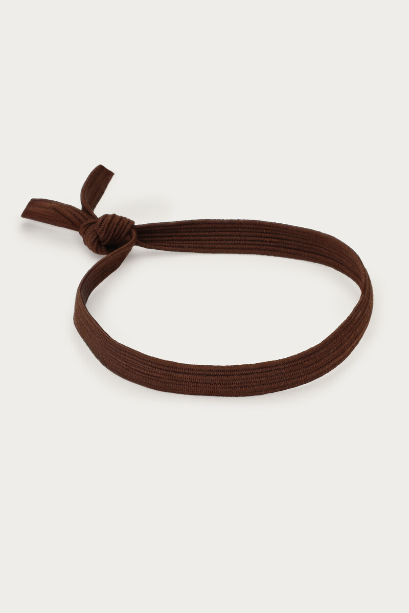 Brown elastic bracelet basic | My Jewellery