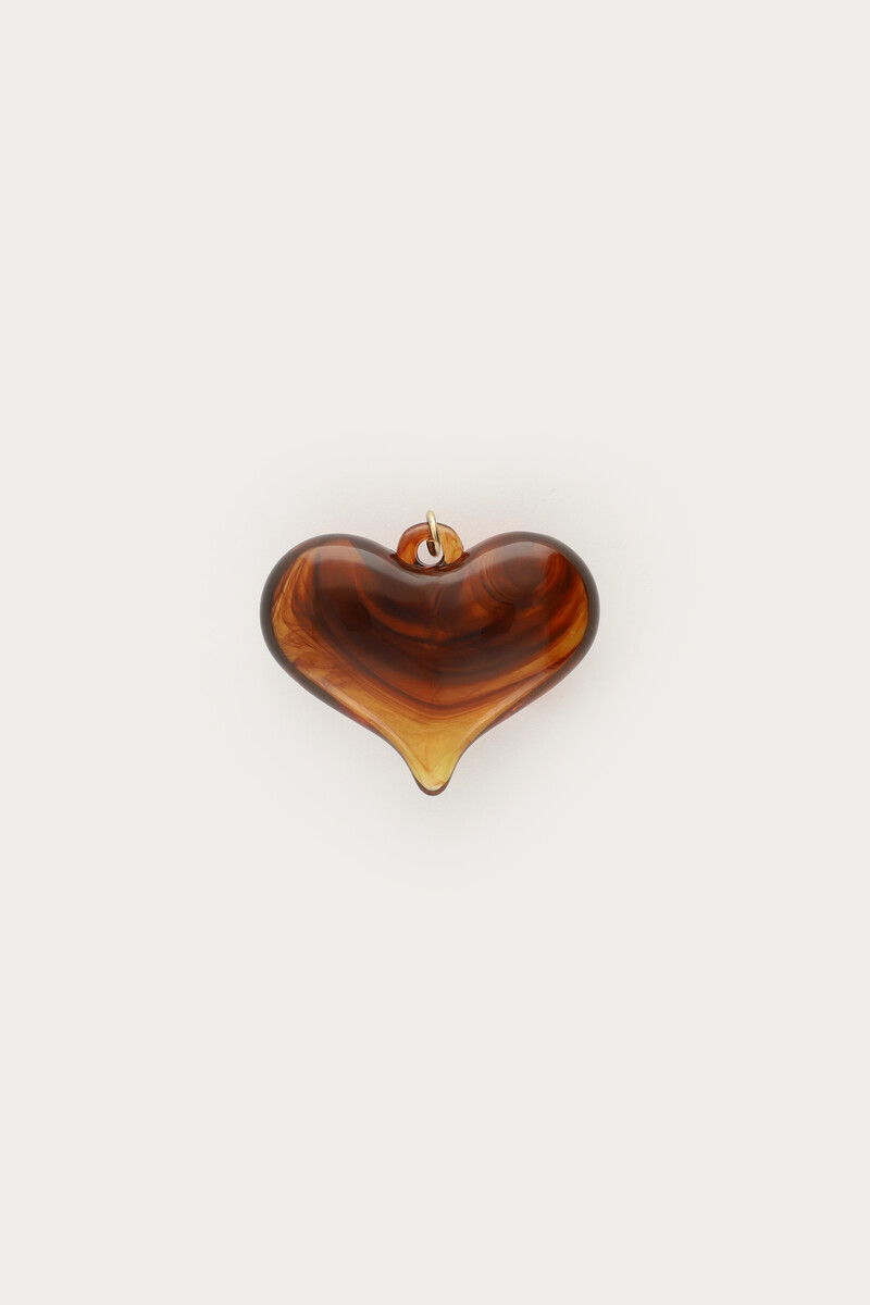 Brown hearts charm | My Jewellery