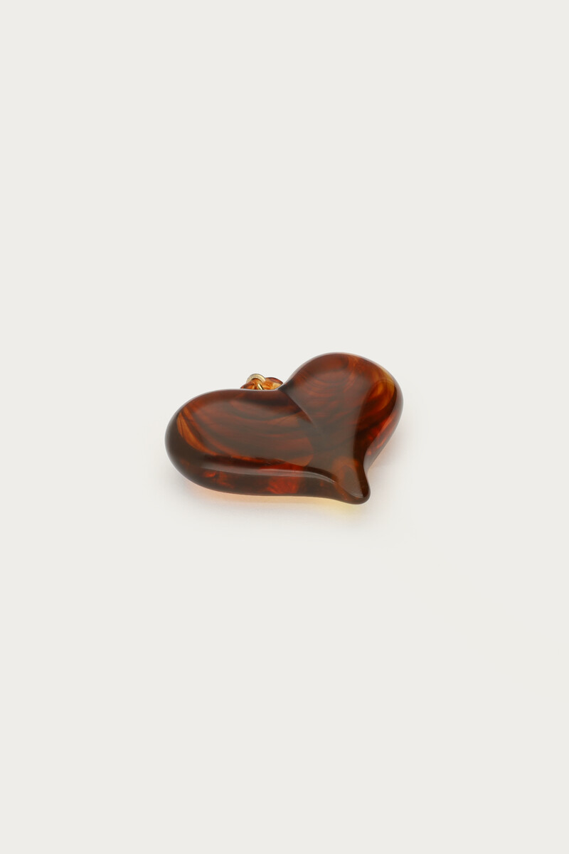 Brown hearts charm | My Jewellery
