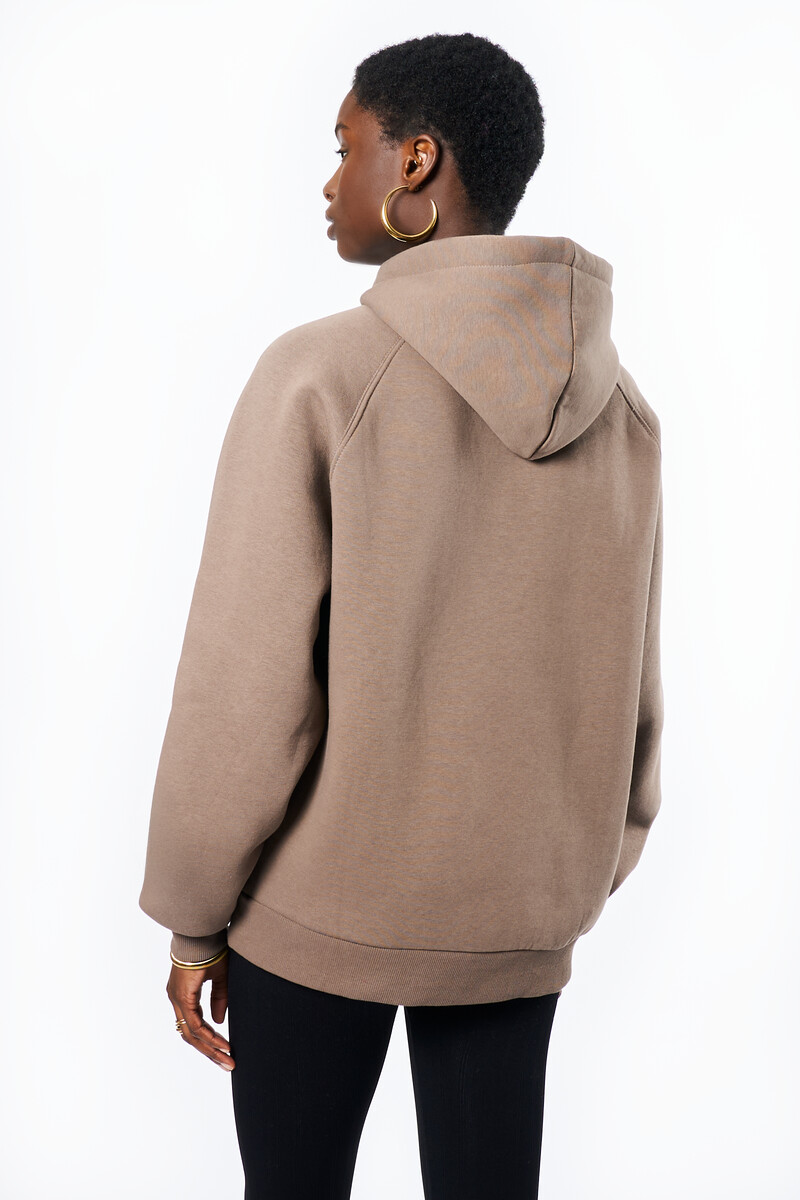 Brown hoodie "Ame sauvage" | My Jewellery