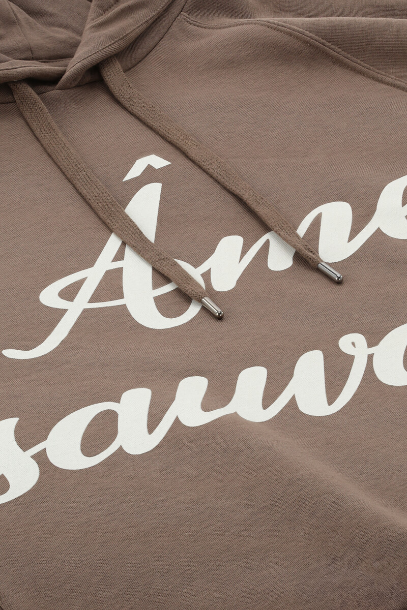Brown hoodie "Ame sauvage" | My jewellery