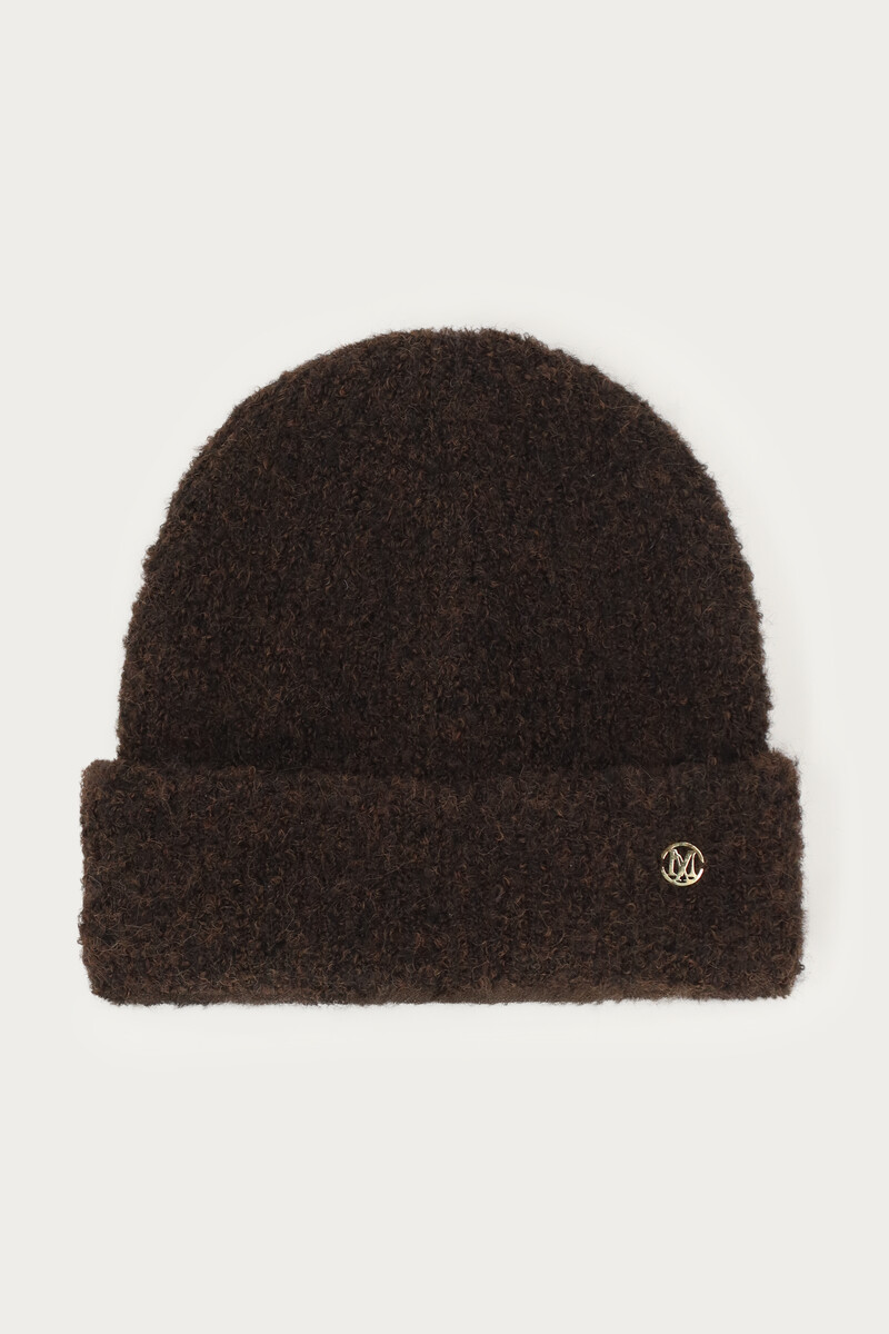 Brown knit beanie | My Jewellery