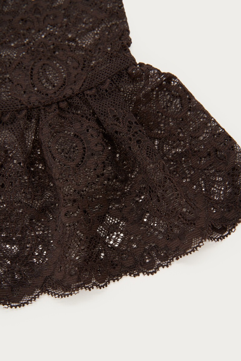 Brown lace cuffs | My Jewellery