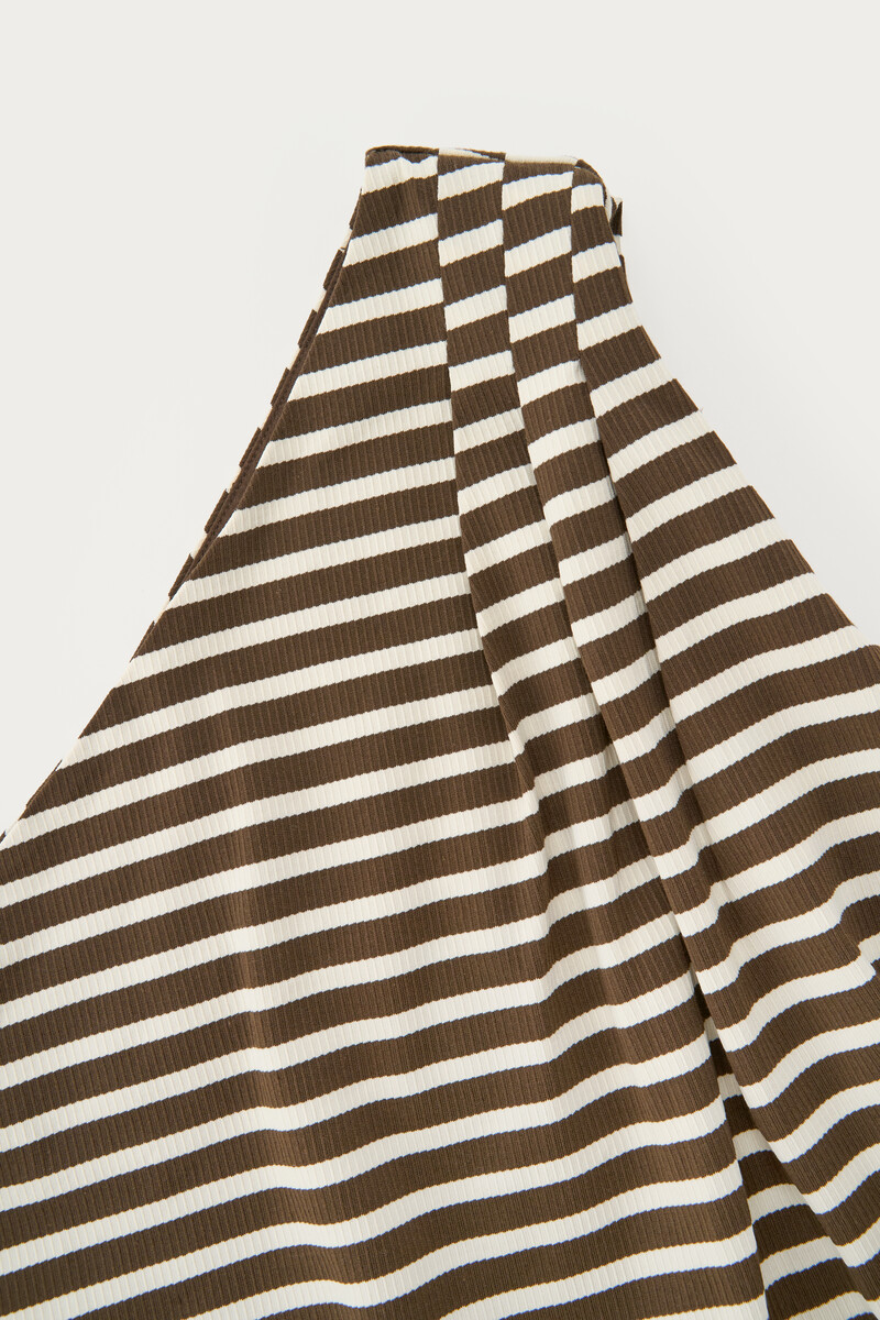 One-Shoulder Striped Balloon Top | My Jewellery