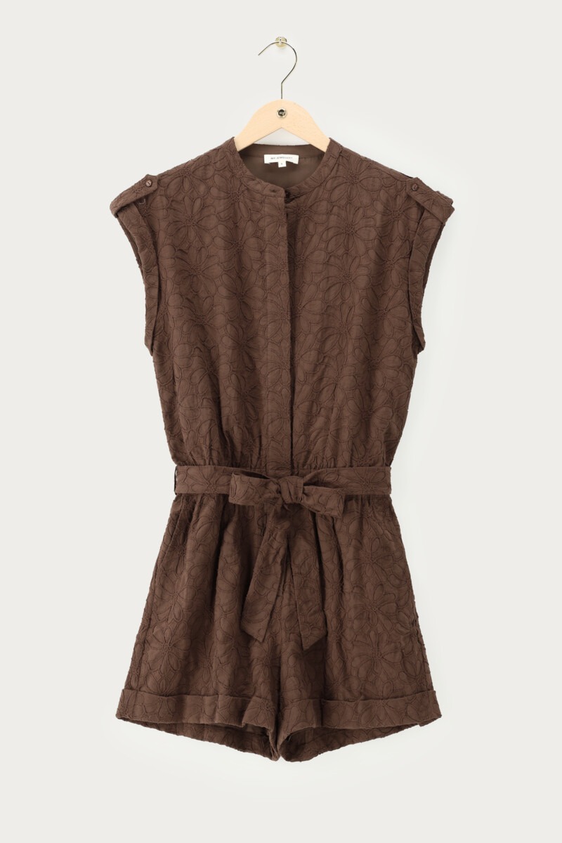 Oversized Playsuit with Embroidery | My Jewellery