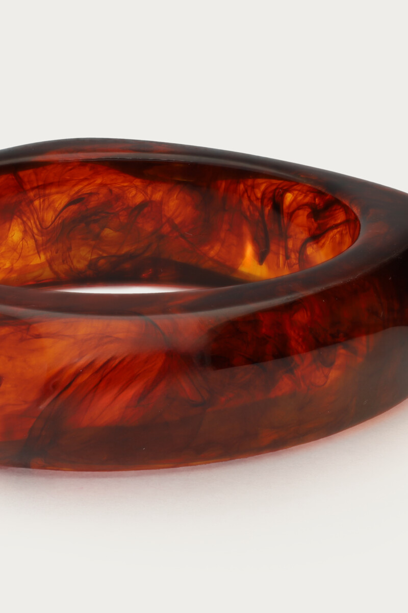 Brown resin bangle | My Jewellery