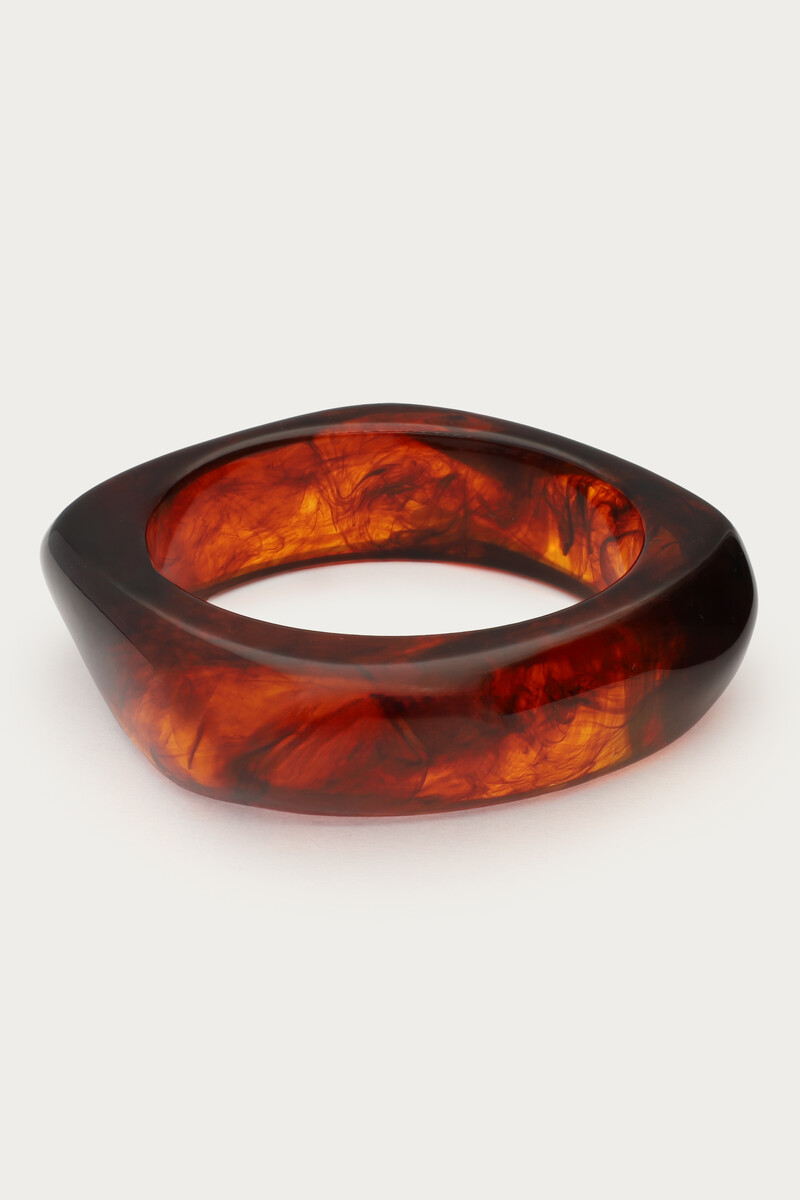 Brown resin bangle | My Jewellery
