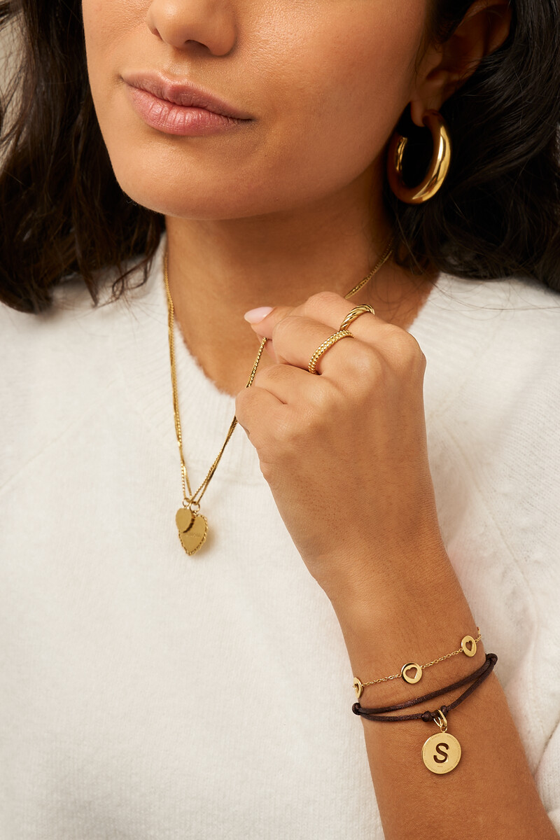 Brown rope bracelet in satin look | My Jewellery