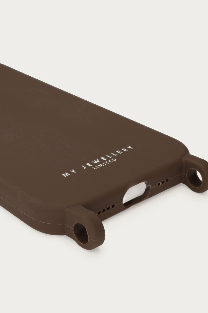 Brown phone case silicone  | My Jewellery