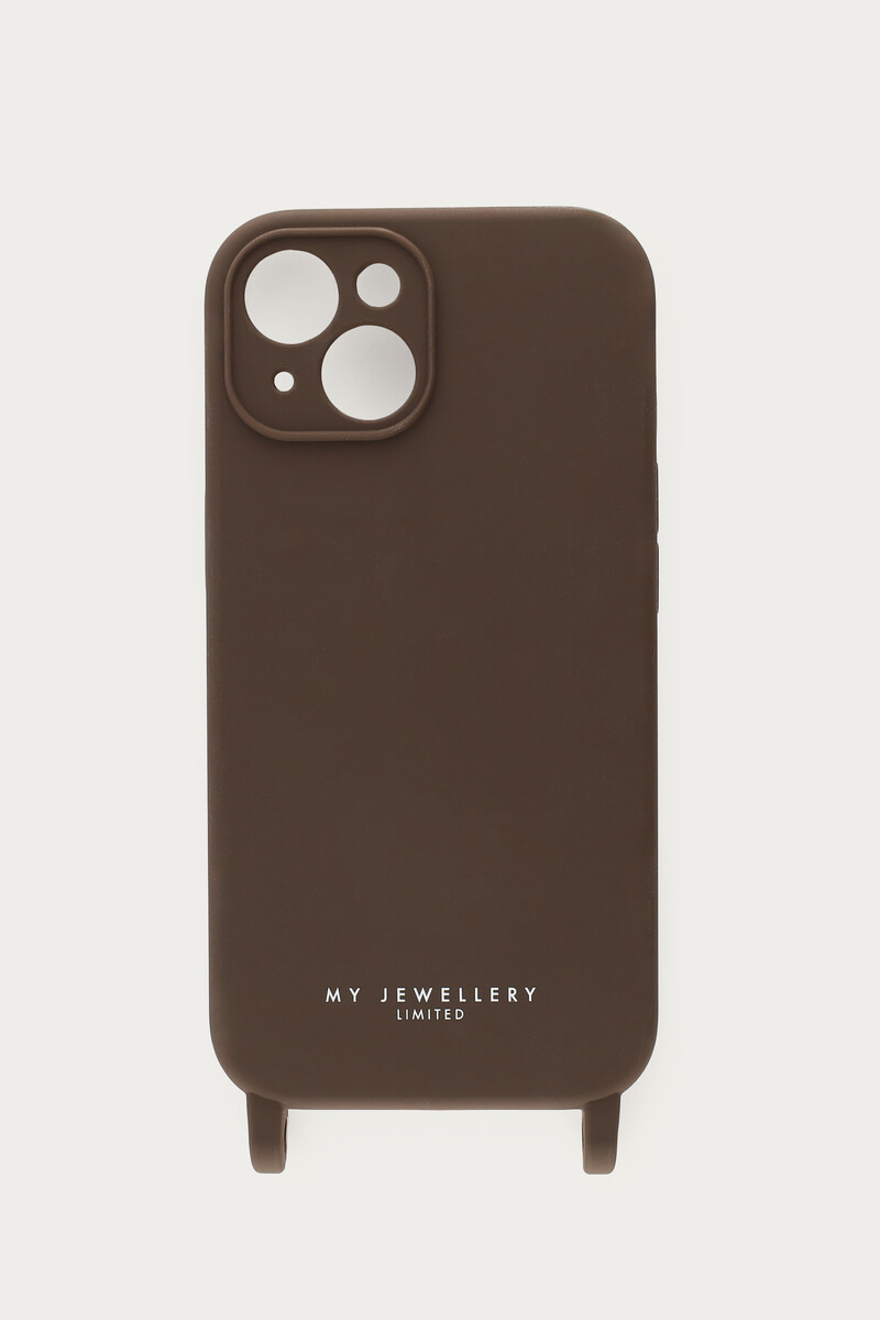 Brown phone case silicone  | My Jewellery