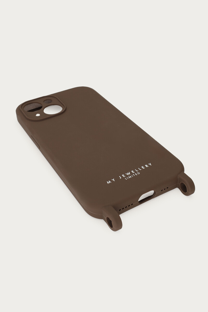 Brown phone case silicone  | My Jewellery