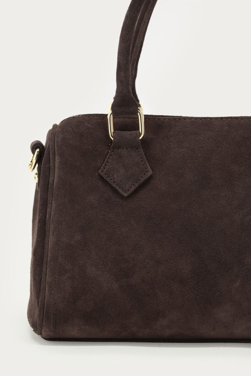Brown suede bag | My Jewellery