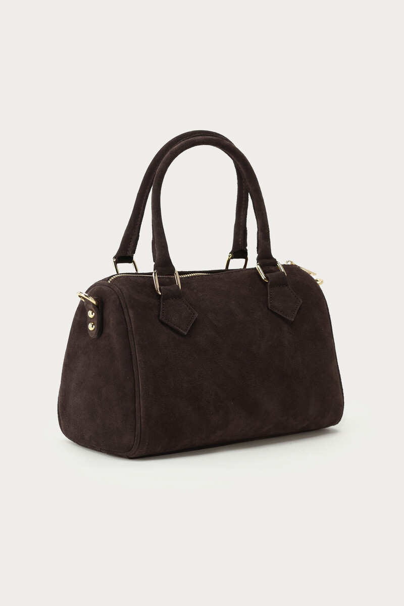 Brown suede bag | My Jewellery
