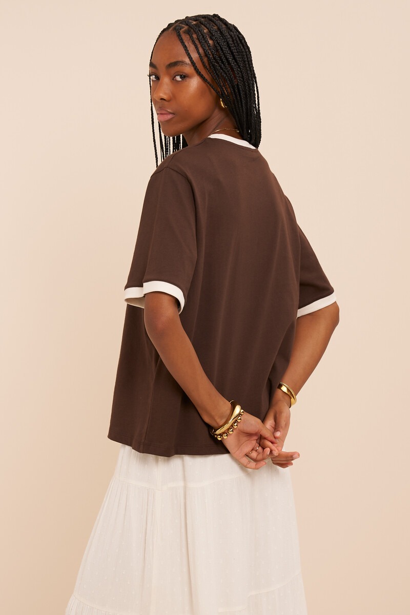 Brown T-shirt 'J'adore Paris'| My Jewellery