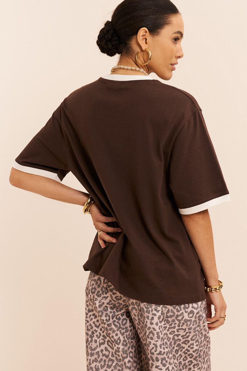 Brown T-shirt "J'adore Paris" | My Jewellery