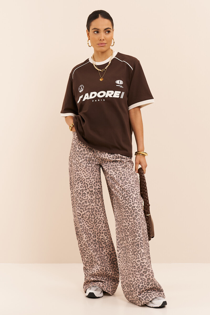 Brown T-shirt "J'adore Paris" | My Jewellery