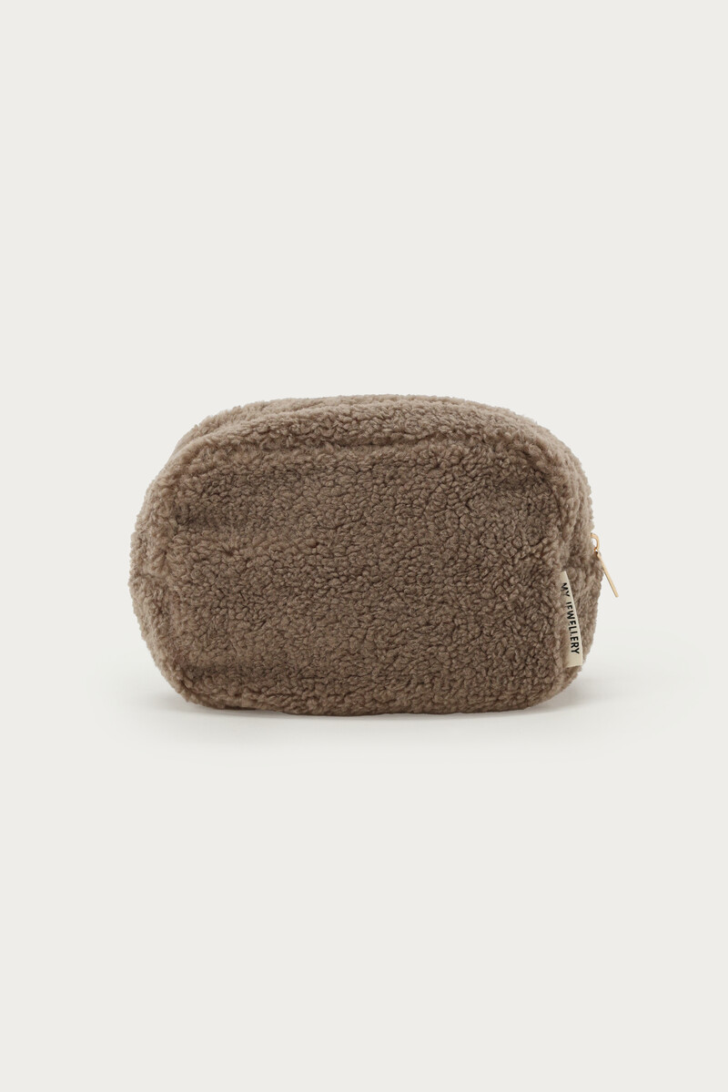 Brown teddy toiletry bag | My Jewellery