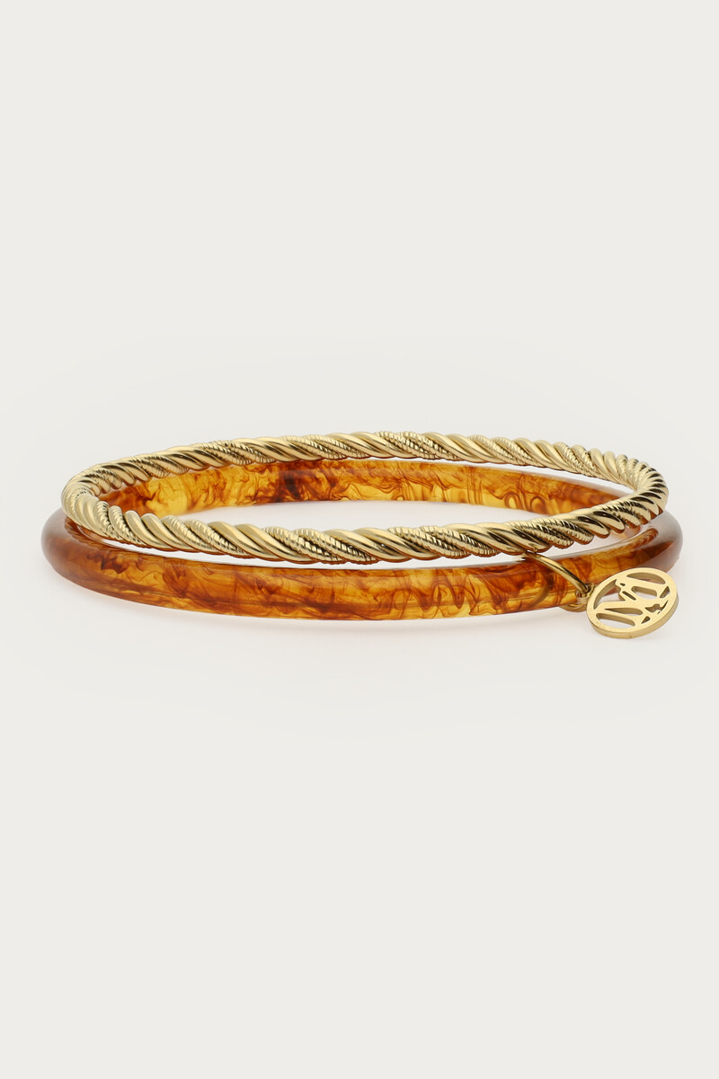Brown thin bangle set | My Jewellery