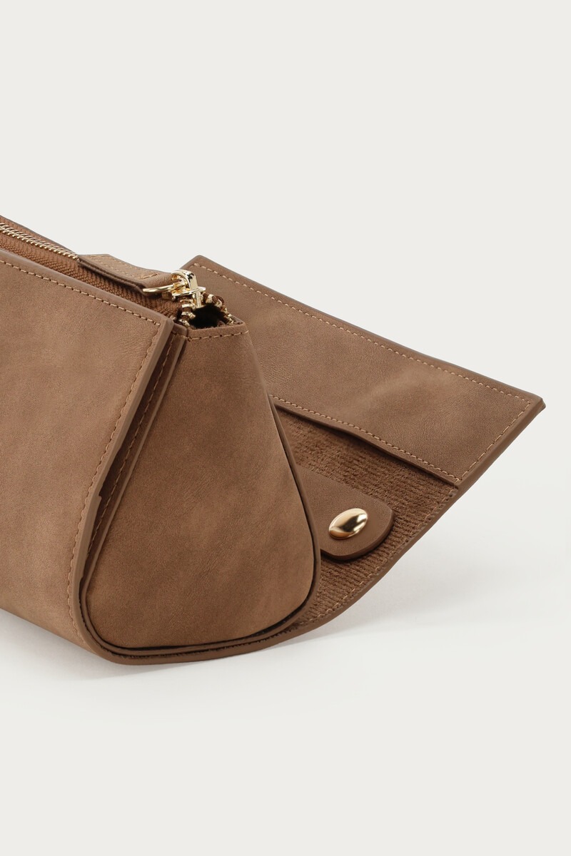 Taupe toiletry bag and jewellery organiser | My Jewellery