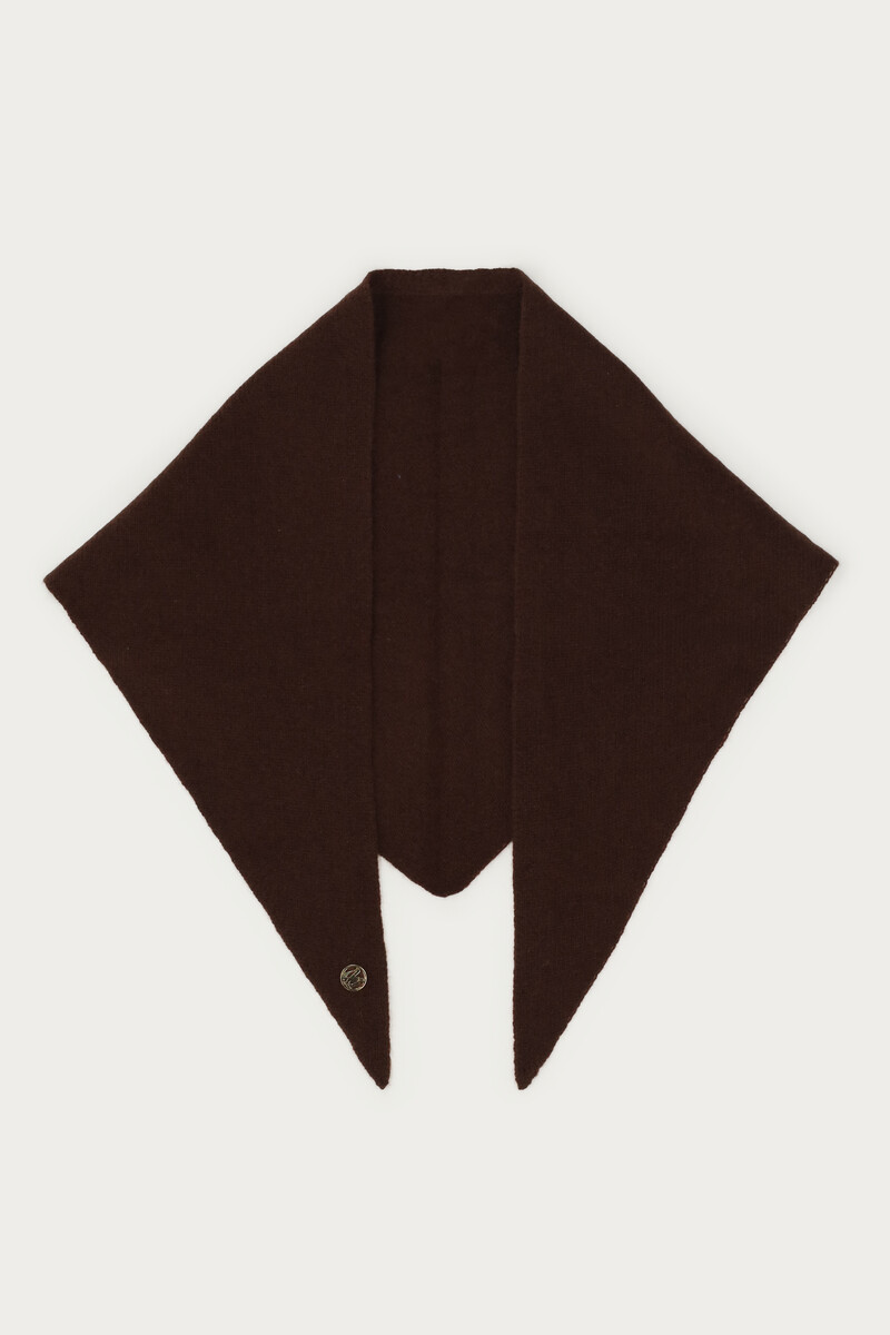 Brown triangle scarf | My Jewellery