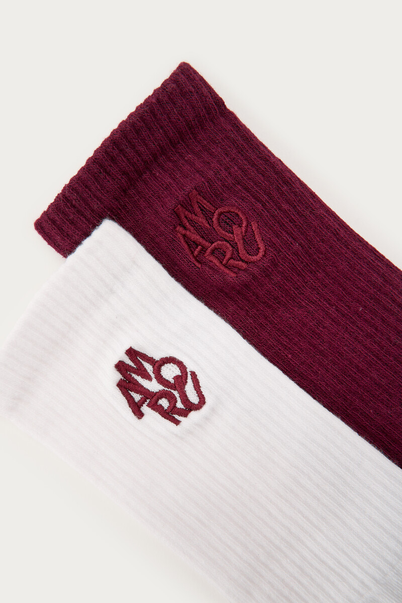 Burgundy socks set Amour | My Jewellery