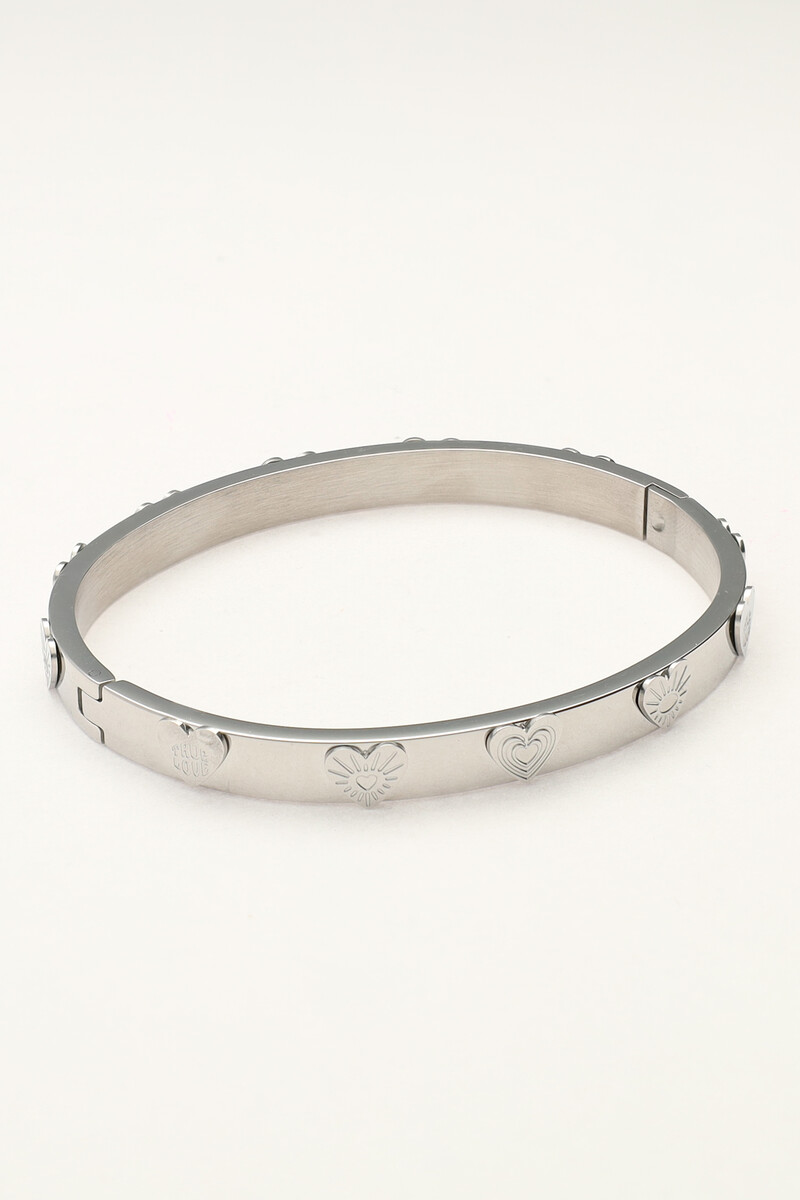 Candy bangle with hearts 