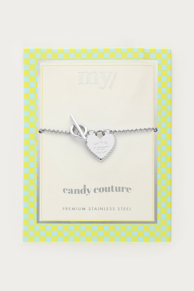 Candy heart bracelet