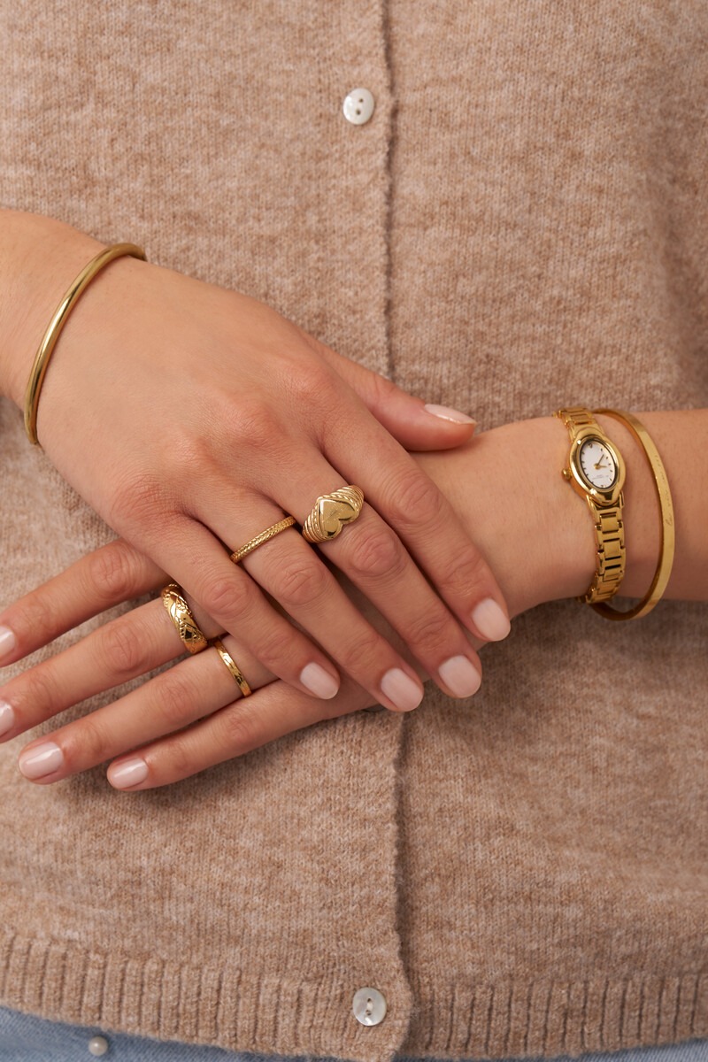 Candy ring met hartje