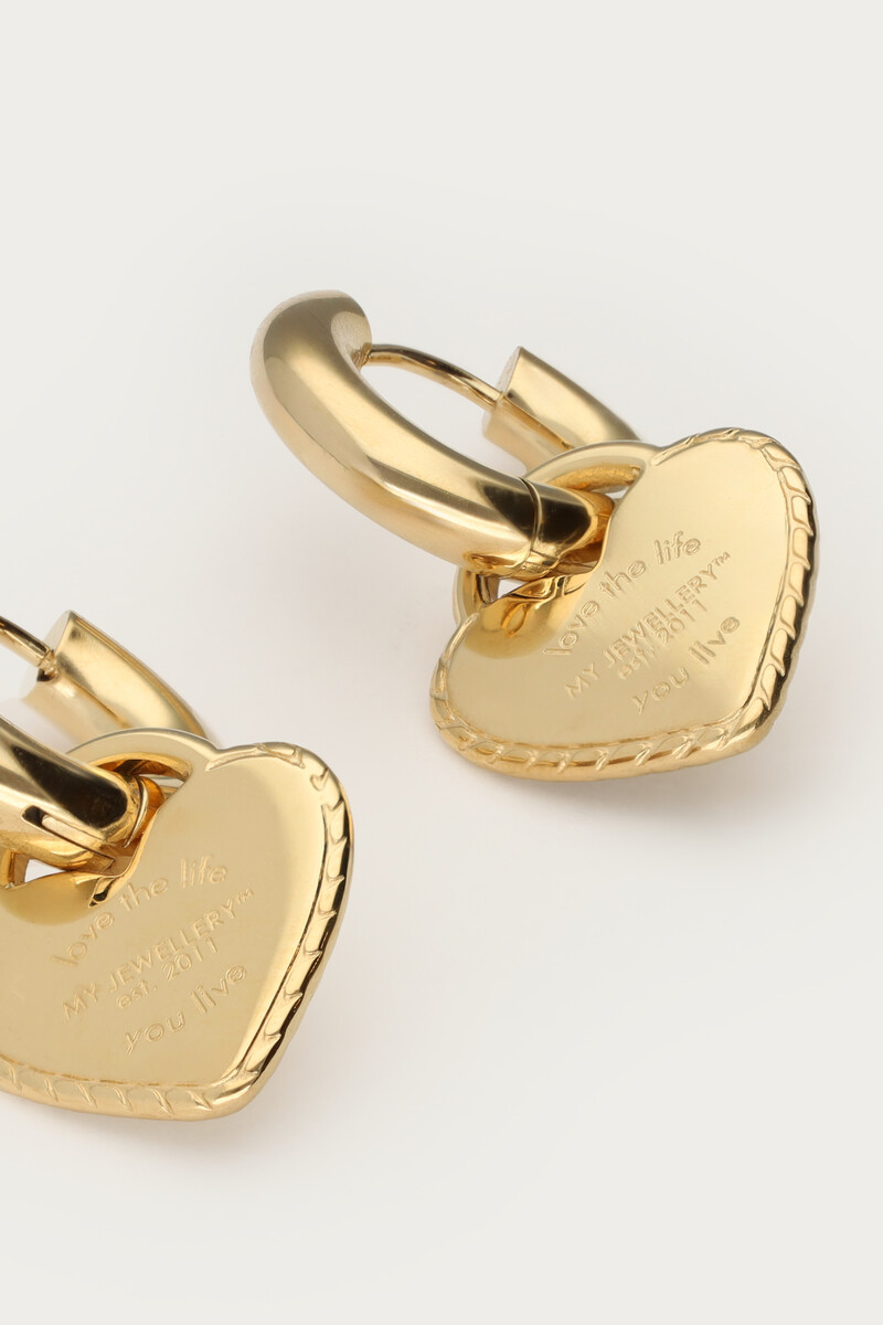 Candy large heart earrings | My Jewellery