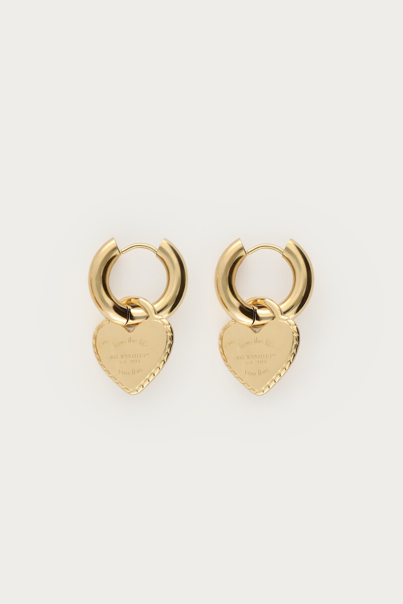 Candy large heart earrings | My Jewellery