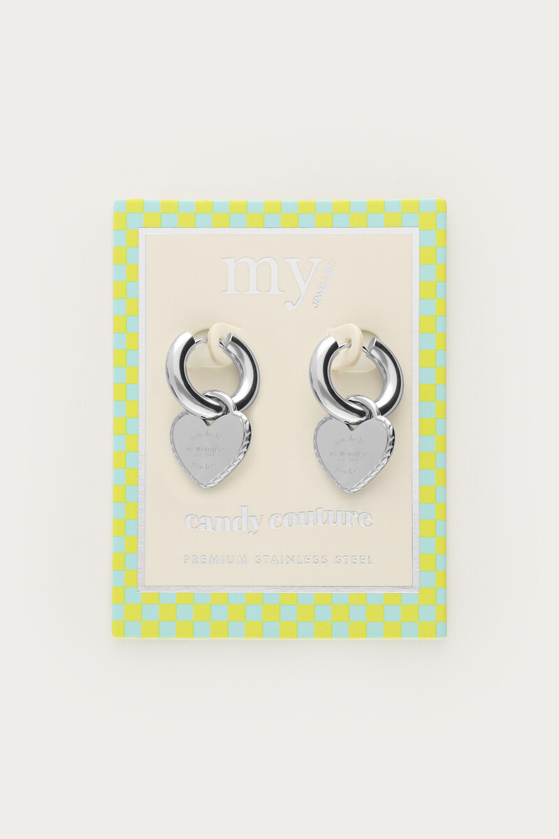 Candy large heart earrings | My Jewellery