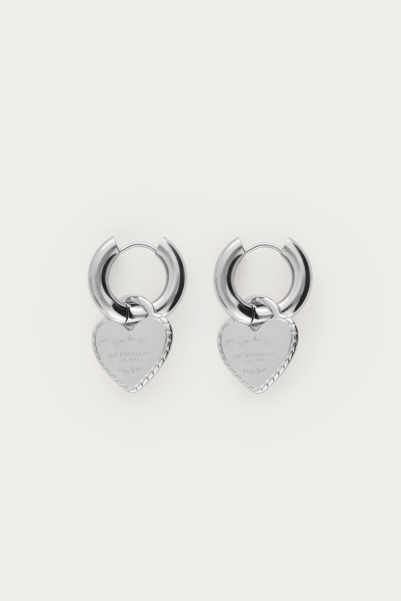 Candy large heart earrings | My Jewellery