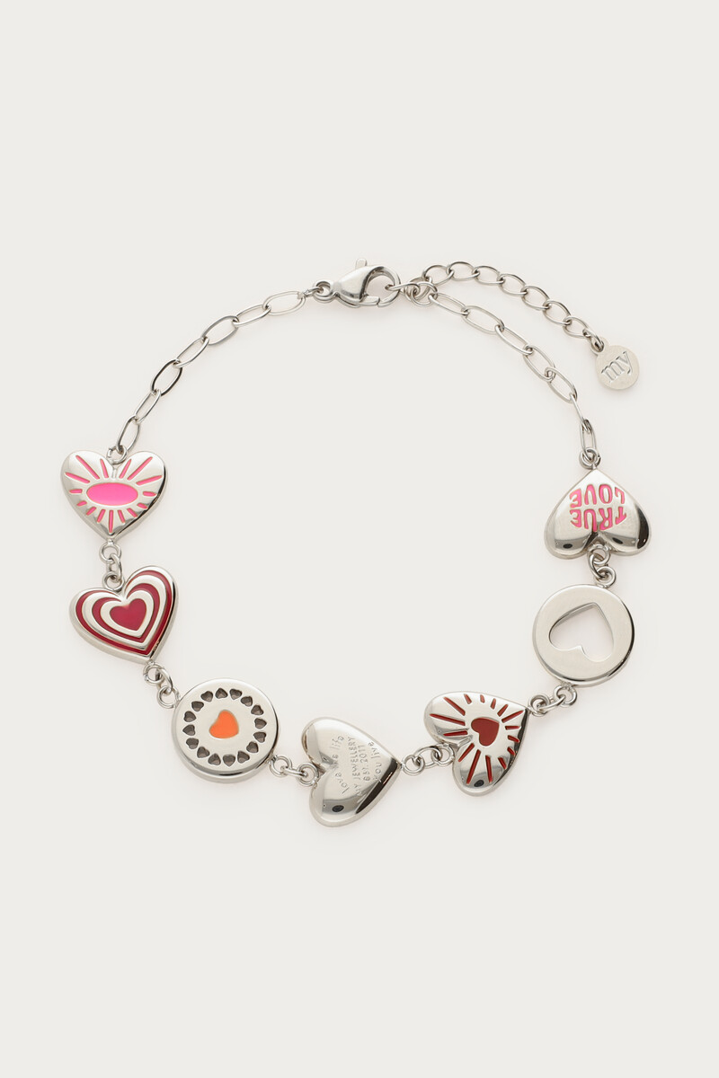 Candy Statement-Armband mit Anhängern
