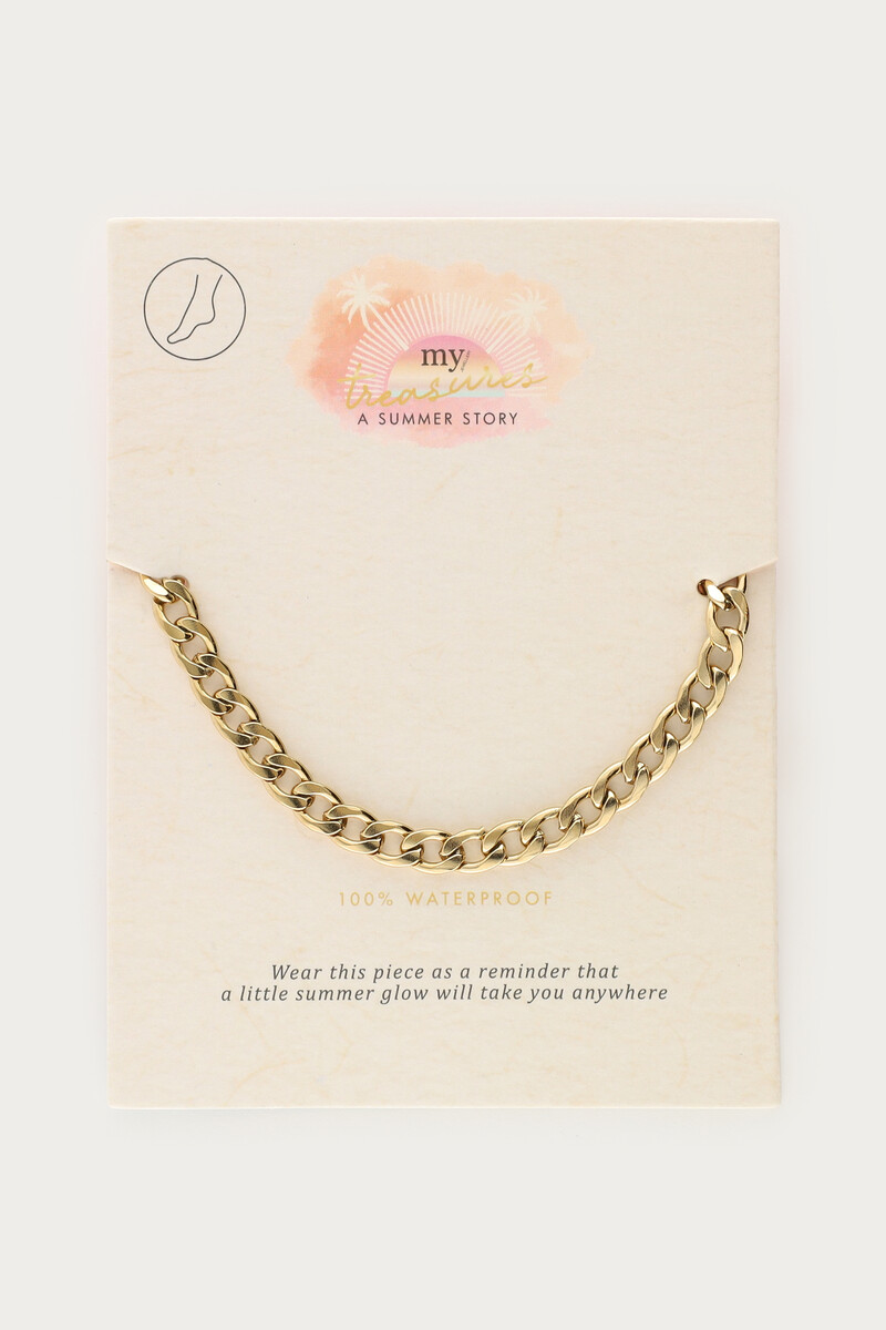 Chain anklet  | My Jewellery